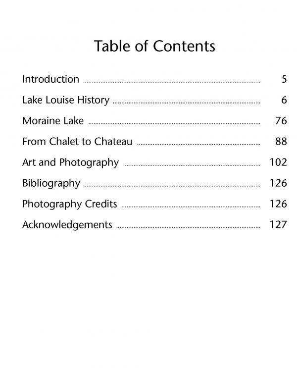 Lake Louise history book