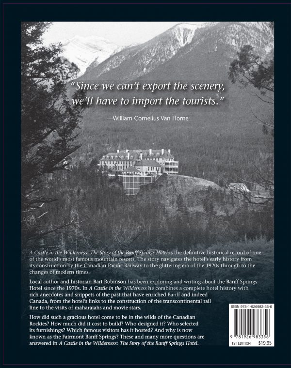 Banff Springs hotel history book